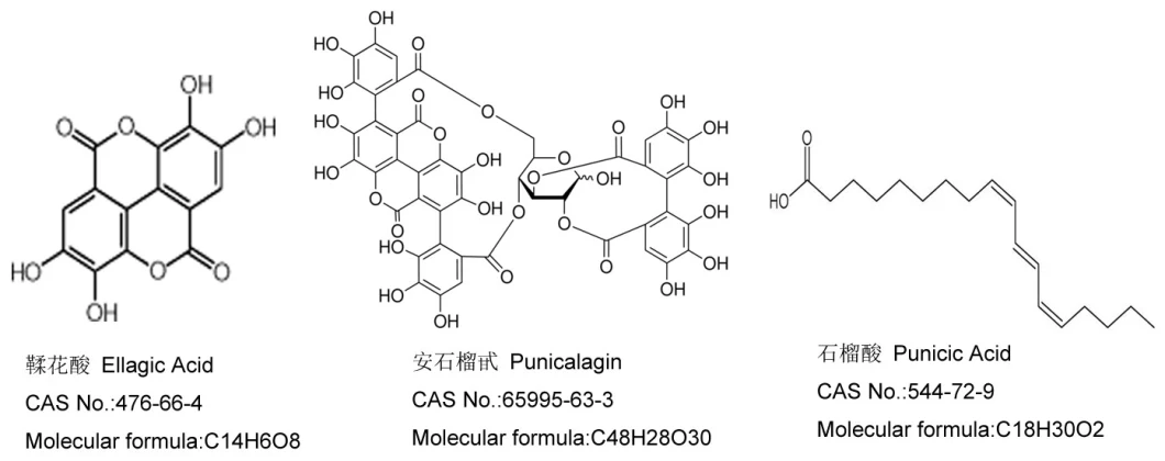 Extracto ácido Ellagic de la granada de los polifenoles el 60% del 40% Punicalagin/el 80% para los cosméticos