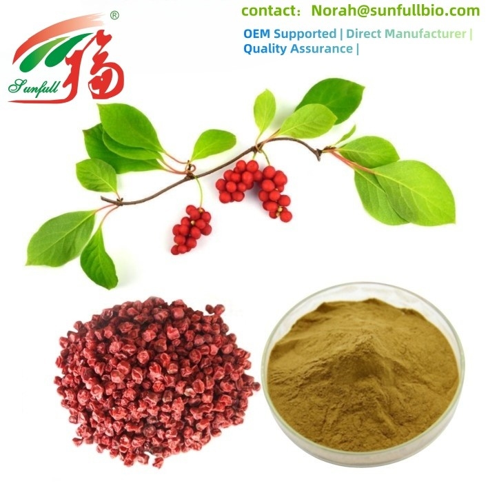 Mejore su bienestar con extracto de hierbas naturales SA-Herbal Schisandra Berry Extract 10:1