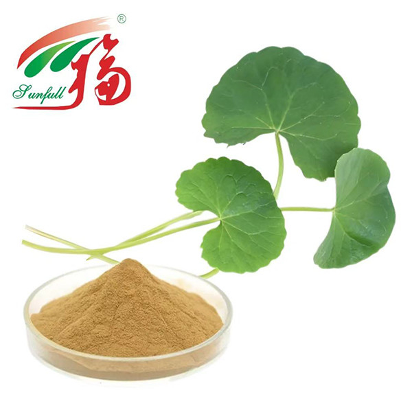 Gotu Kola Extract Cosmetics Plant extrae el 80% de Asiaticoside para el cuidado de la piel, reparación de barreras y antiirritación, para piel sensible o propensa al acné