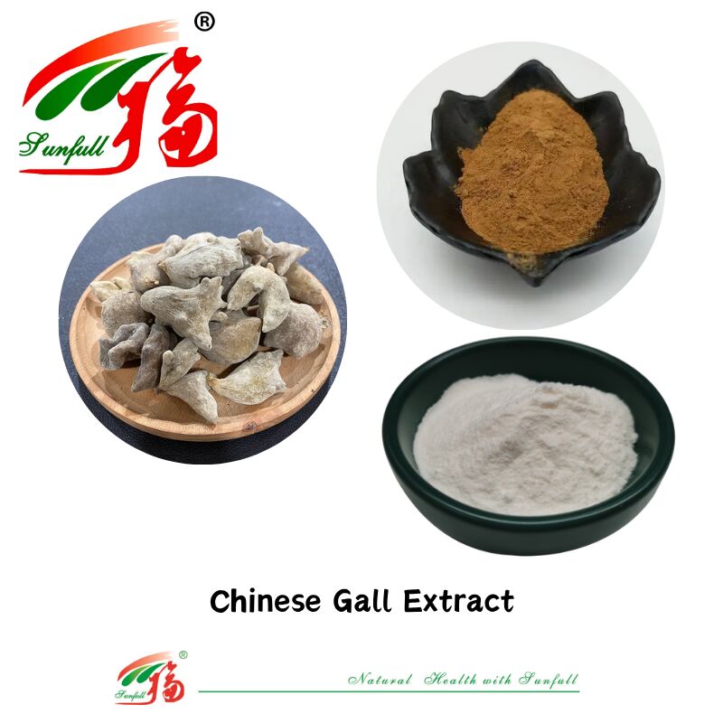 ISO 22000/Kosher/Halal Medicina tradicional china Suministro directo Natural 40%-90% Ácido elágico 99% Ácido gálico en polvo Extracto de bilis chino