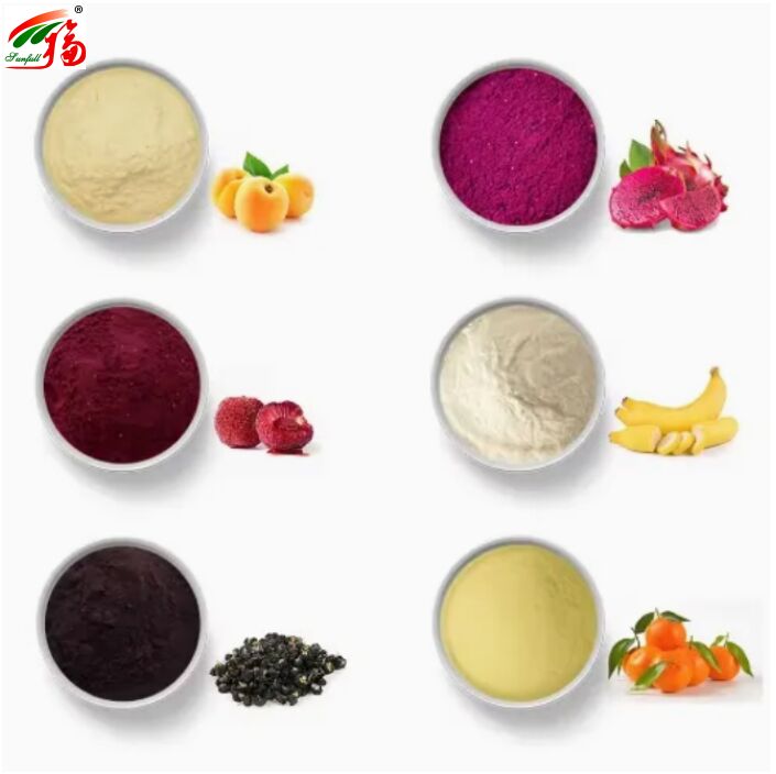 Ingredientes de frutas Alimentos saludables de alta calidad buen sabor y solubilidad en agua Bebidas Polvo liofilizado Polvo de frutas diversas