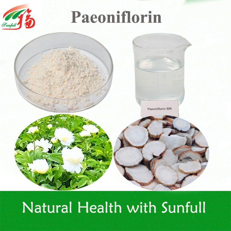 Extracto de raíz de Paeonia Albiflora 50% Paeoniflorina con efecto blanqueador de la piel como ingrediente de cosméticos