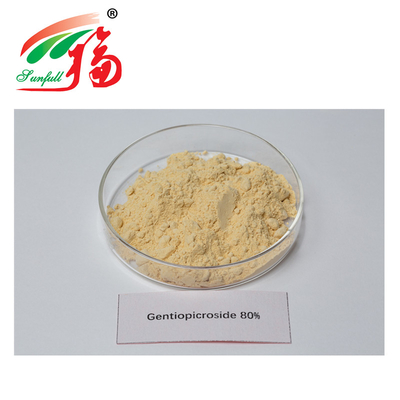 Extracto con hojas grande natural CAS 20831-76-9 de la genciana del 80% Gentiopicroside