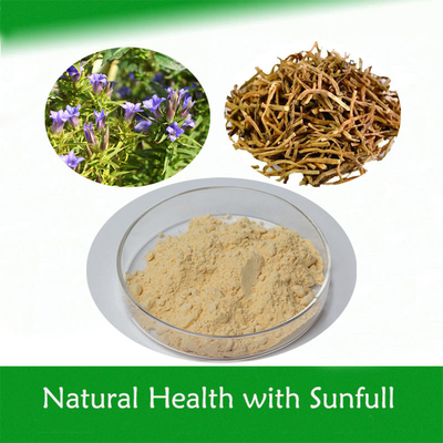 No CAS 20831-76-9 Extracto de raíz de gentian Gentiopicrosida 50%-98% para cosméticos Ingrediente