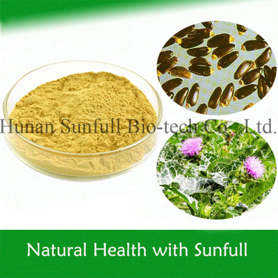 Extracto de cardo mariano 100% natural Silymarin Silybin Isosilybin para la salud del hígado