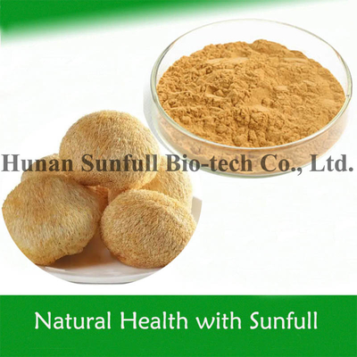 Extracto de Hericium erinaceus a granel Extracto de hongo de melena de león para alimentos saludables