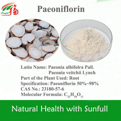 Extracto de Paeoniae Radix Alba 90% Paeoniflorin para antienvejecimiento CAS 23180-57-6